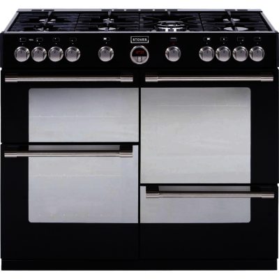 Stoves Sterling R1000GT 100cm Gas Range Cooker in Black Stoves Sterling R1000GT 100cm Gas Range Cooker in Black